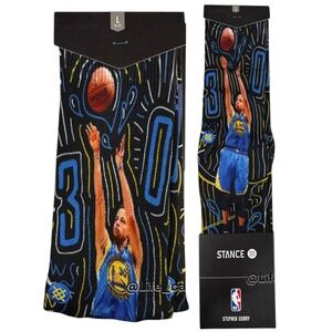 Socks Size 9-12 Stance Curry Warriors Crew NBA Golden State Stephen 30 Men's New